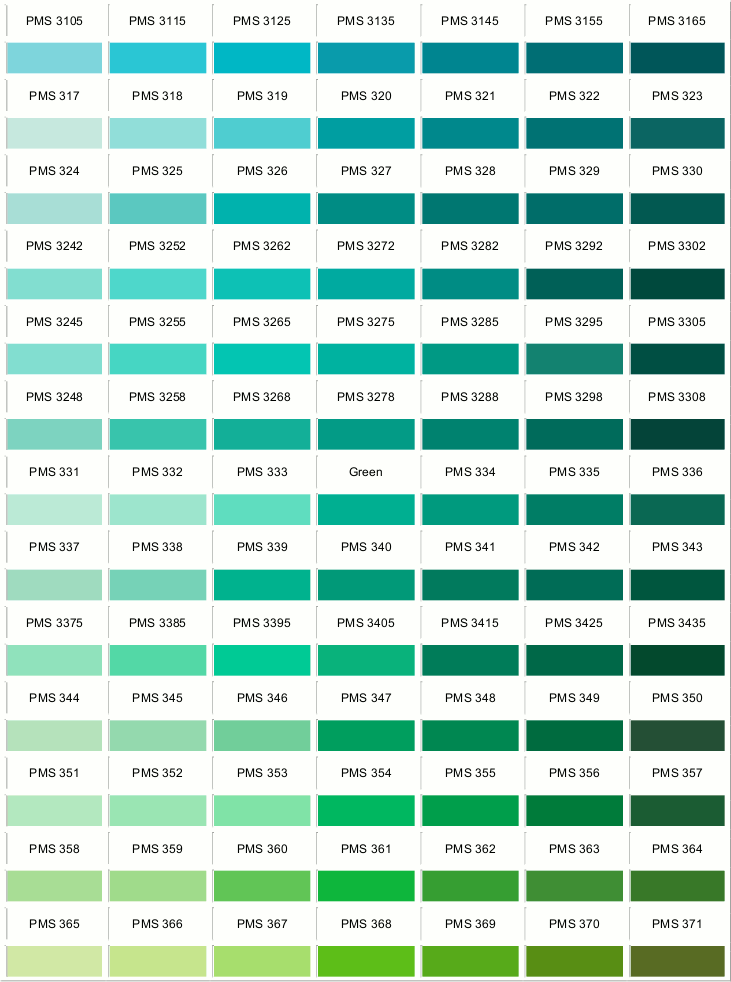 Pms Color Chart Blue