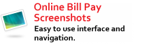 Online Bill Pay Screenshots